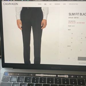 Calvin Klein Slim Fit Pants